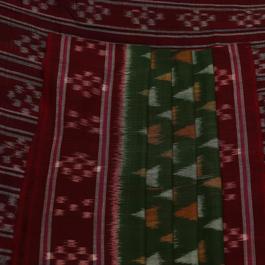 Handloom Sambalpuri Cotton Ikkat Saree Handloom Saree_Sambalpuri Cotton Priyadarshini Handloom