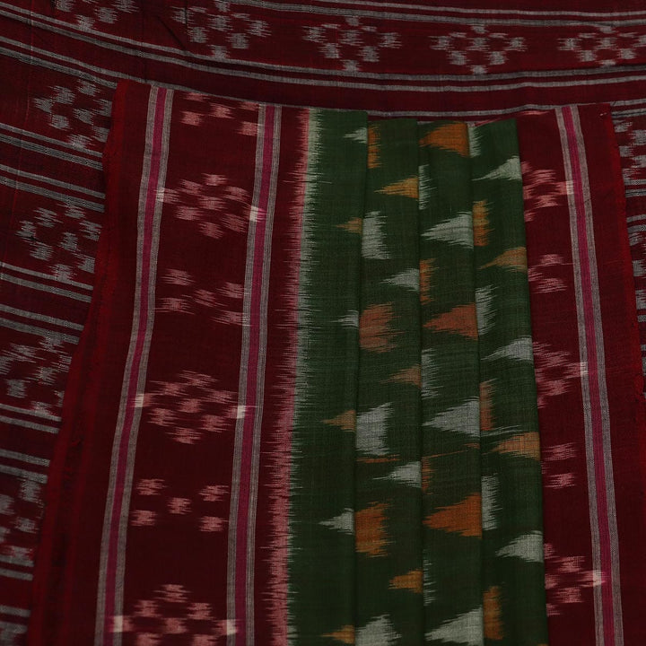 Handloom Sambalpuri Cotton Ikkat Saree Handloom Saree_Sambalpuri Cotton Priyadarshini Handloom