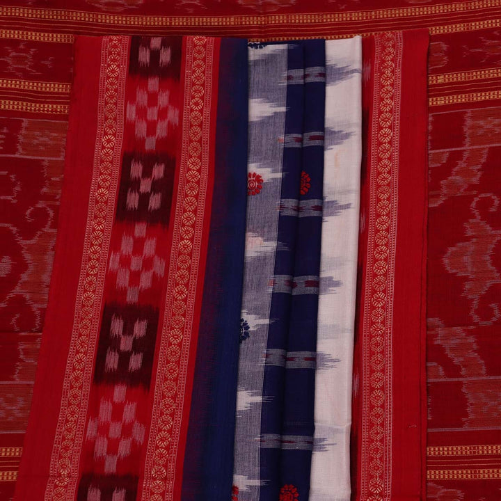 Handloom Sambalpuri Cotton Ikkat Saree Handloom Saree_Sambalpuri Cotton Priyadarshini Handloom