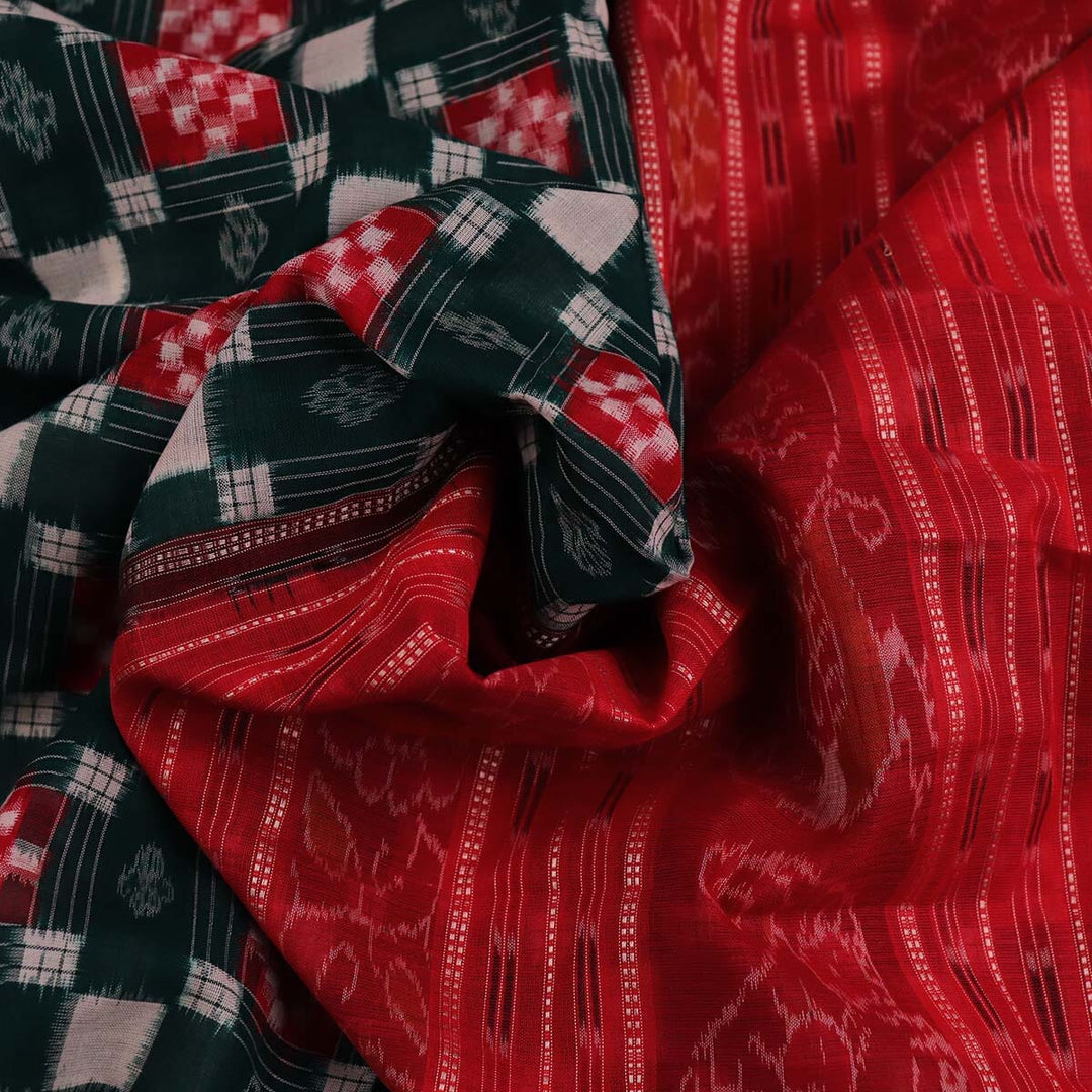 Handloom Sambalpuri Cotton Ikkat Saree Handloom Saree_Sambalpuri Cotton Priyadarshini Handloom