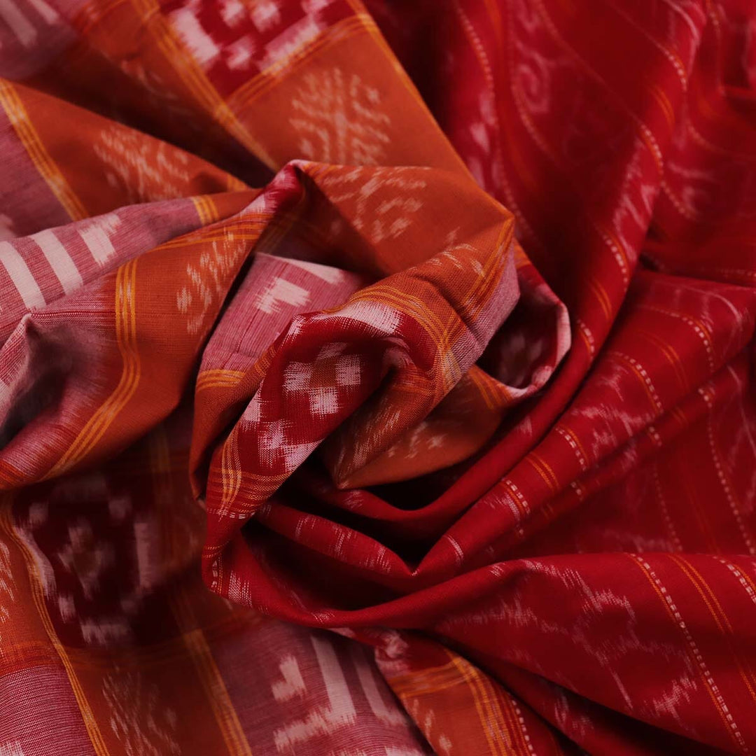 Handloom Sambalpuri Cotton Ikkat Saree Handloom Saree_Sambalpuri Cotton Priyadarshini Handloom