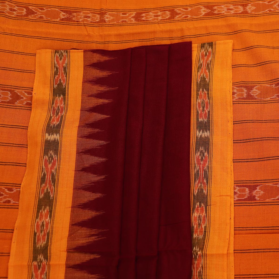 Handloom Sambalpuri Cotton Ikkat Saree Handloom Saree_Sambalpuri Cotton Priyadarshini Handloom