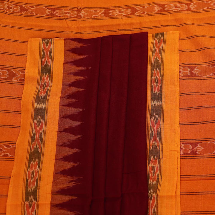 Handloom Sambalpuri Cotton Ikkat Saree Handloom Saree_Sambalpuri Cotton Priyadarshini Handloom