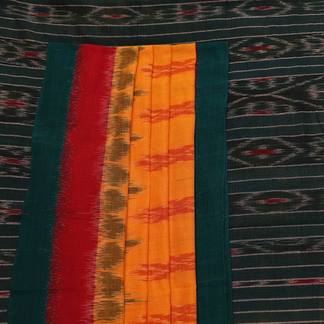 Handloom Sambalpuri Cotton Ikkat Saree Handloom Saree_Sambalpuri Cotton Priyadarshini Handloom