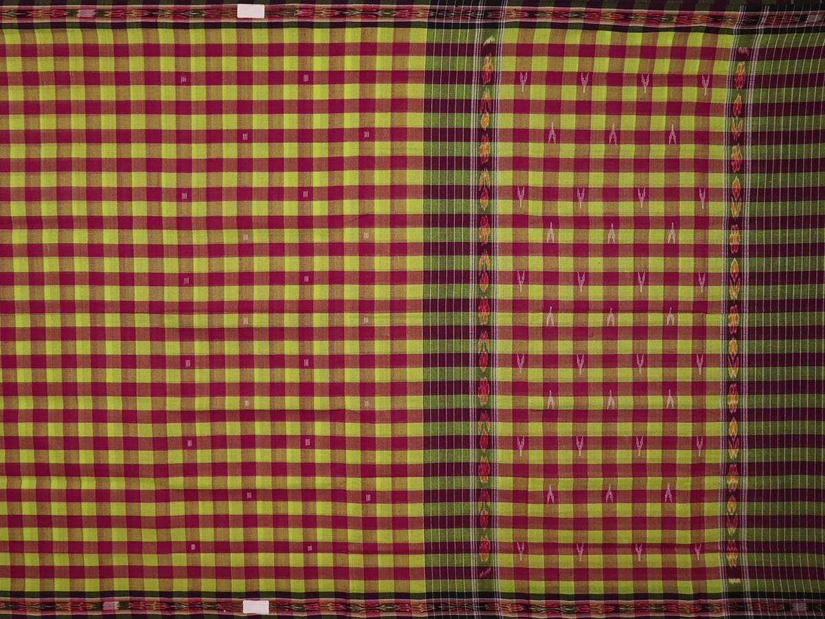 Handloom Sambalpuri Cotton Ikkat Saree Handloom Saree_Sambalpuri Cotton Priyadarshini Handloom