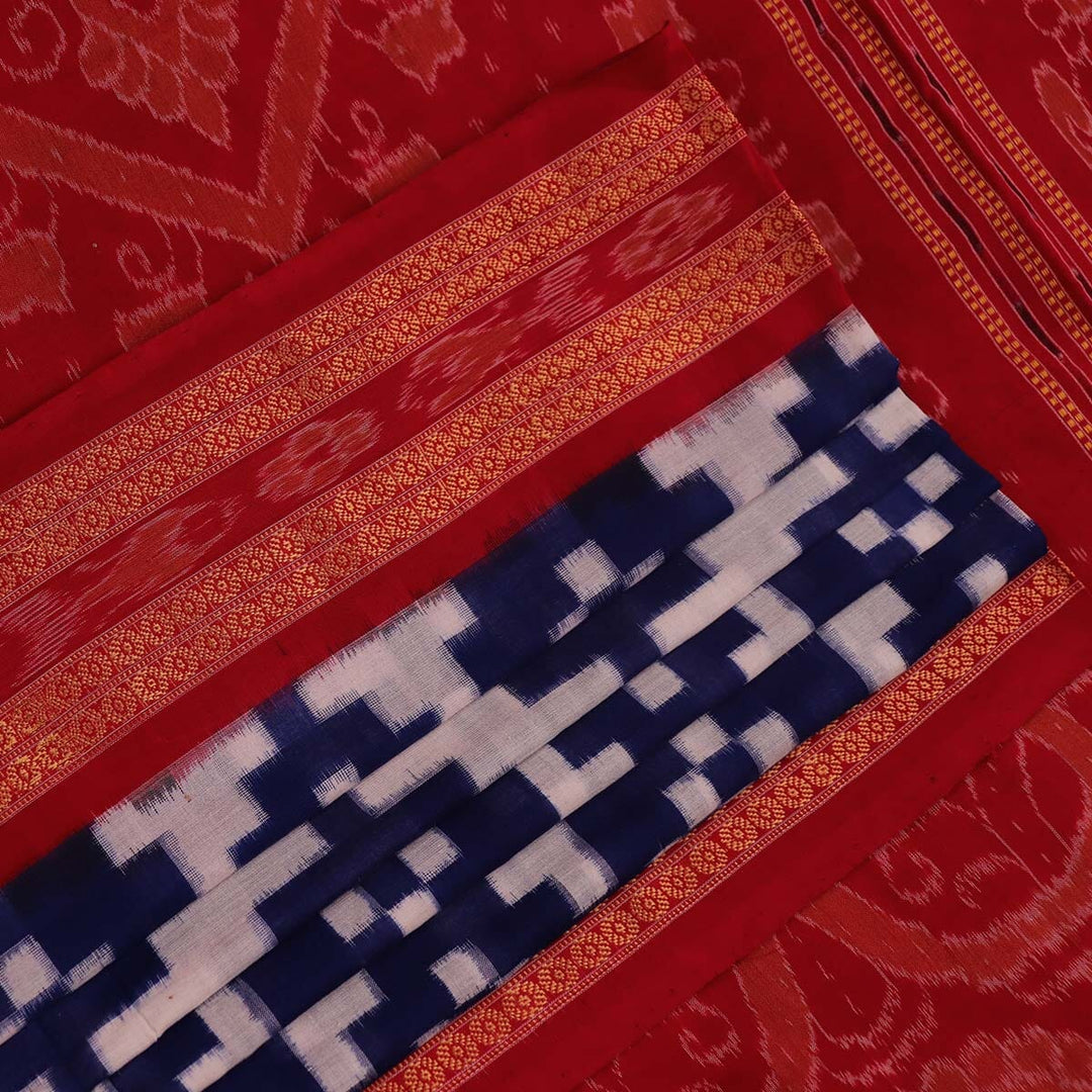 Handloom Sambalpuri Cotton Ikkat Saree Handloom Saree_Sambalpuri Cotton Priyadarshini Handloom