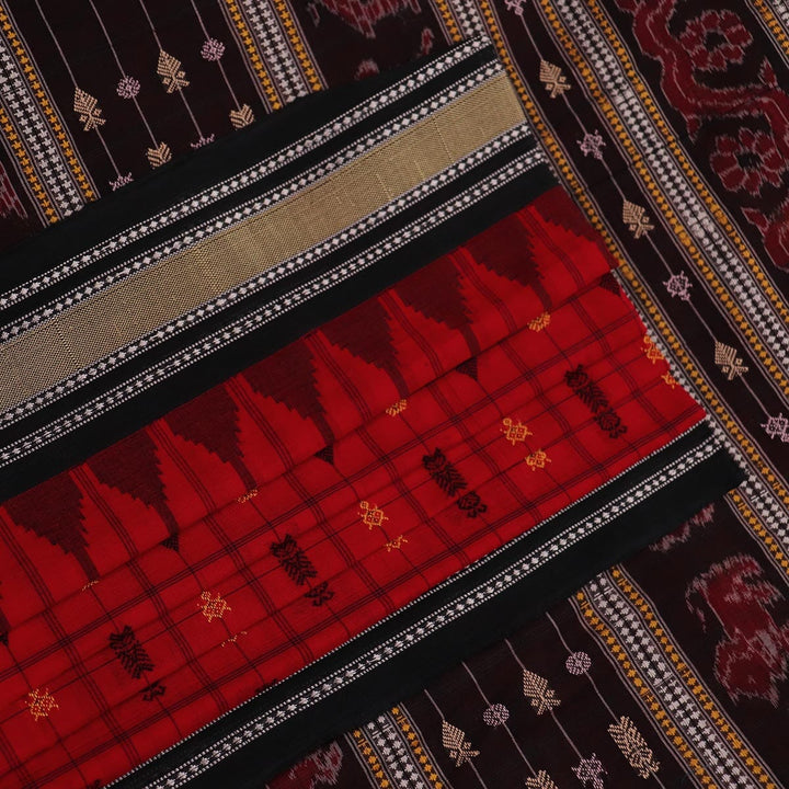 Handloom Sambalpuri Cotton Ikkat Saree Handloom Saree_Sambalpuri Cotton Priyadarshini Handloom