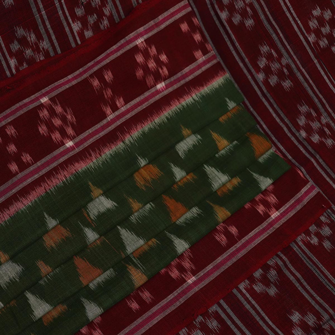 Handloom Sambalpuri Cotton Ikkat Saree Handloom Saree_Sambalpuri Cotton Priyadarshini Handloom