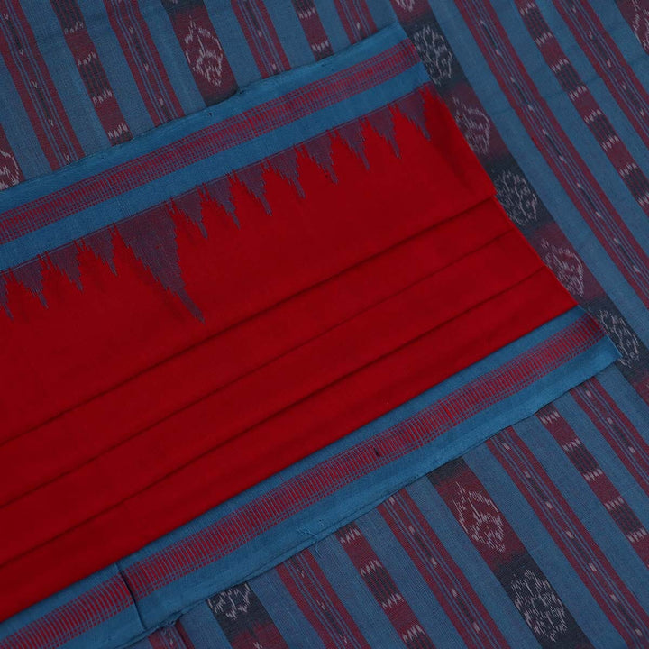 Handloom Sambalpuri Cotton Ikkat Saree Handloom Saree_Sambalpuri Cotton Priyadarshini Handloom