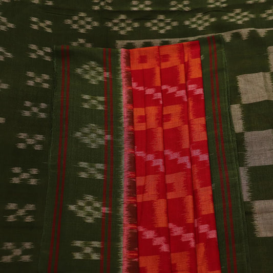 Handloom Sambalpuri Cotton Ikkat Saree Handloom Saree_Sambalpuri Cotton Priyadarshini Handloom