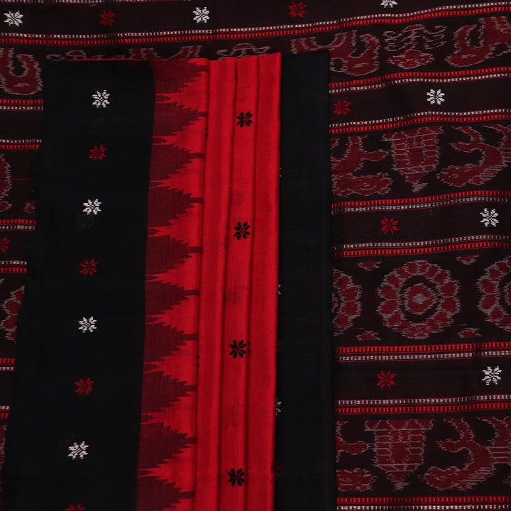 Handloom Sambalpuri Cotton Ikkat Saree Handloom Saree_Sambalpuri Cotton Priyadarshini Handloom