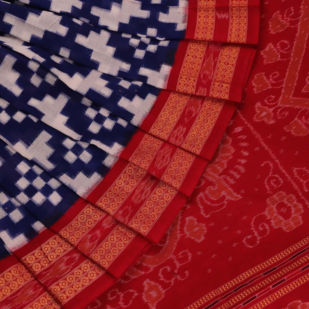 Handloom Sambalpuri Cotton Ikkat Saree Handloom Saree_Sambalpuri Cotton Priyadarshini Handloom