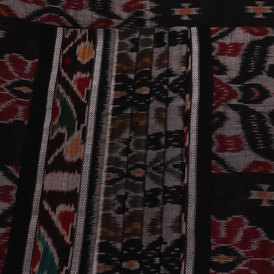 Handloom Sambalpuri Cotton Ikkat Saree Handloom Saree_Sambalpuri Cotton Priyadarshini Handloom