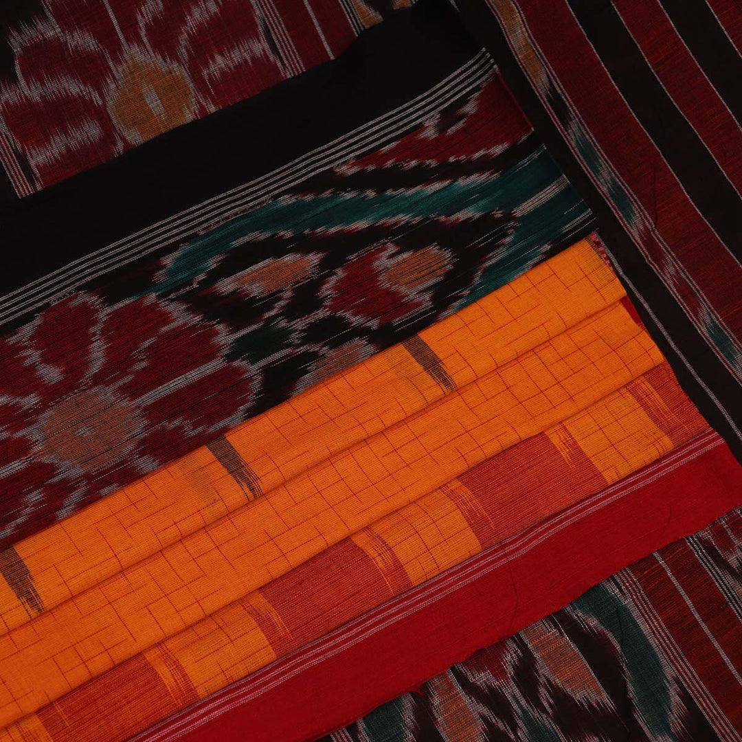 Handloom Sambalpuri Cotton Ikkat Saree Handloom Saree_Sambalpuri Cotton Priyadarshini Handloom
