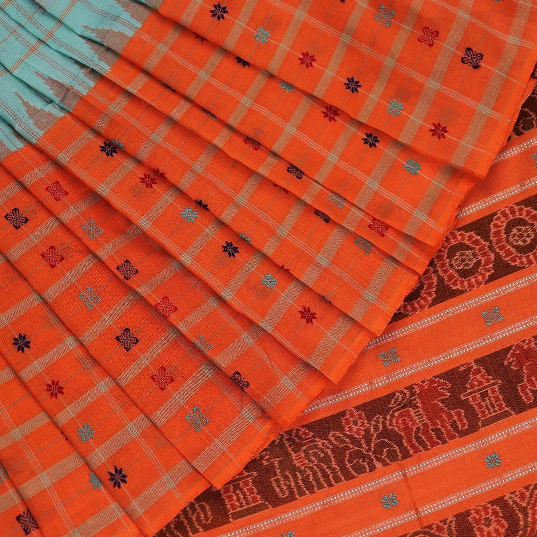 Handloom Sambalpuri Cotton Ikkat Saree Handloom Saree_Sambalpuri Cotton Priyadarshini Handloom