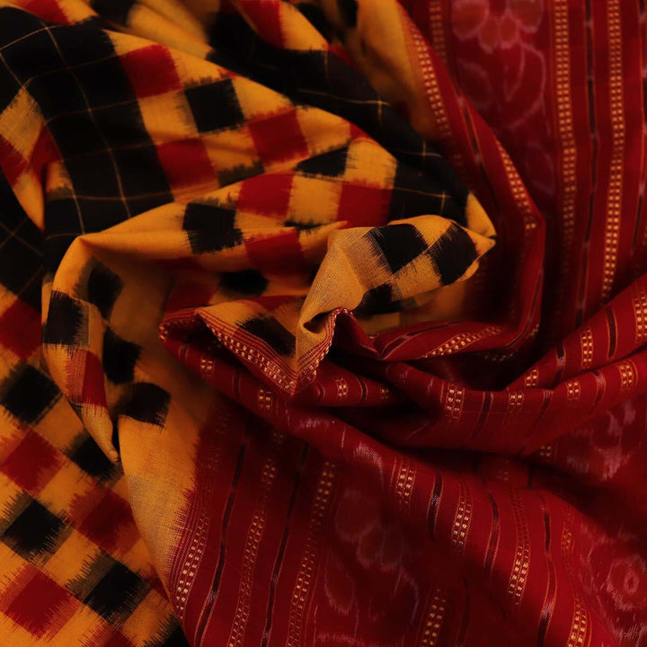 Handloom Sambalpuri Cotton Ikkat Saree Handloom Saree_Sambalpuri Cotton Priyadarshini Handloom