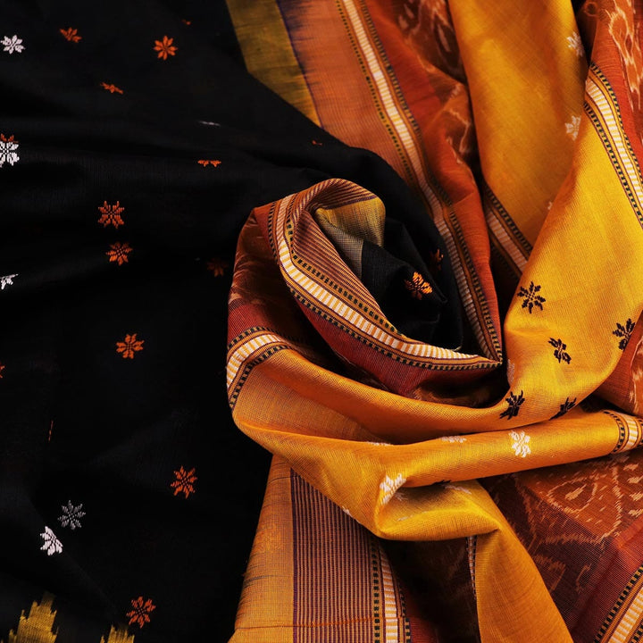 Handloom Sambalpuri Cotton Ikkat Saree Handloom Saree_Sambalpuri Cotton Priyadarshini Handloom