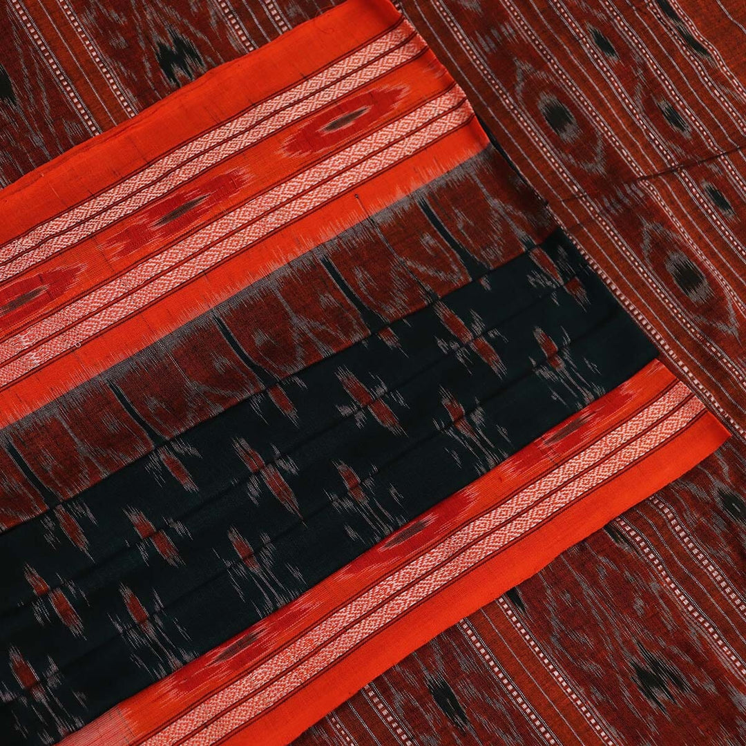 Handloom Sambalpuri Cotton Ikkat Saree Handloom Saree_Sambalpuri Cotton Priyadarshini Handloom