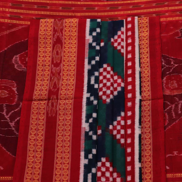 Handloom Sambalpuri Cotton Ikkat Saree Handloom Saree_Sambalpuri Cotton Priyadarshini Handloom