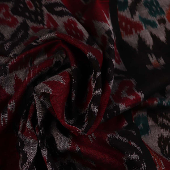 Handloom Sambalpuri Cotton Ikkat Saree Handloom Saree_Sambalpuri Cotton Priyadarshini Handloom
