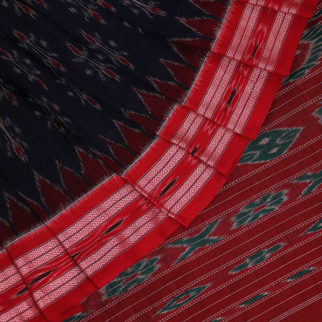 Handloom Sambalpuri Cotton Ikkat Saree Handloom Saree_Sambalpuri Cotton Priyadarshini Handloom