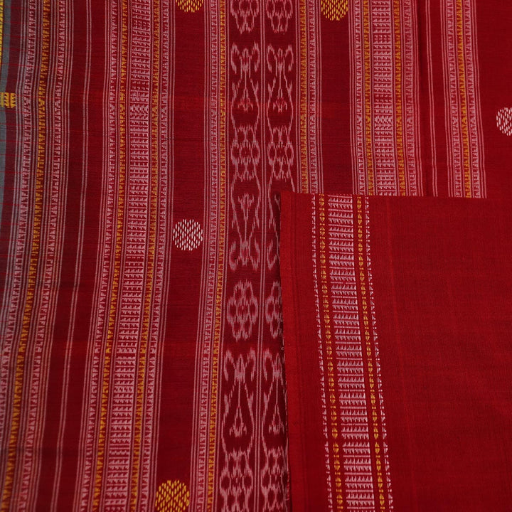 Handloom Sambalpuri Cotton Ikkat Saree Handloom Saree_Sambalpuri Cotton Priyadarshini Handloom