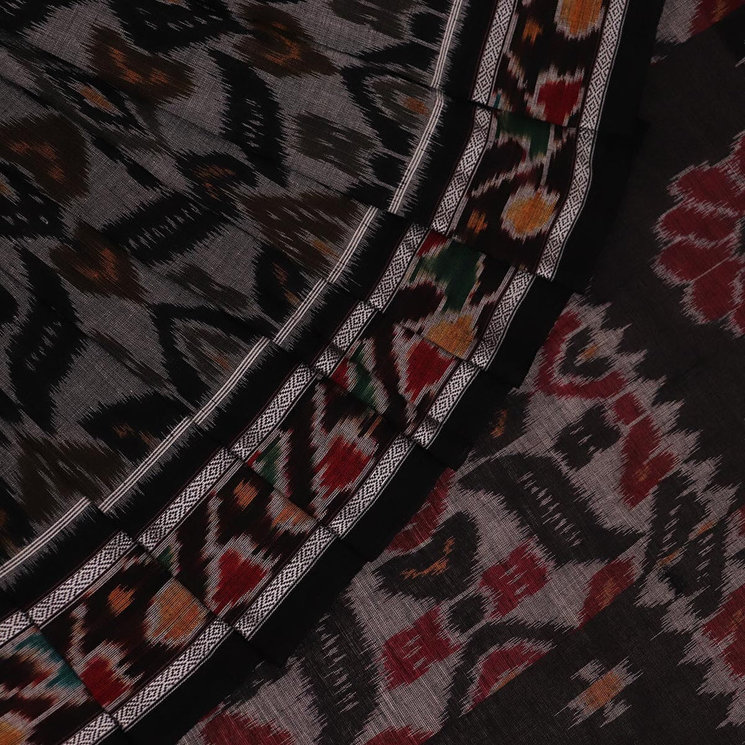 Handloom Sambalpuri Cotton Ikkat Saree Handloom Saree_Sambalpuri Cotton Priyadarshini Handloom