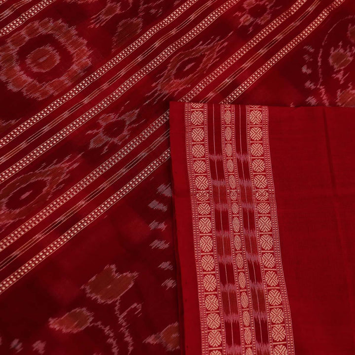 Handloom Sambalpuri Cotton Ikkat Saree Handloom Saree_Sambalpuri Cotton Priyadarshini Handloom