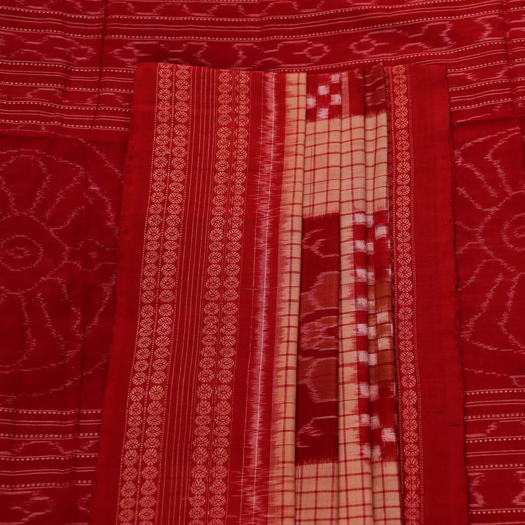Handloom Sambalpuri Cotton Ikkat Saree Handloom Saree_Sambalpuri Cotton Priyadarshini Handloom
