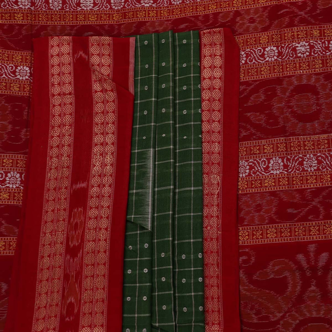 Handloom Sambalpuri Cotton Ikkat Saree Handloom Saree_Sambalpuri Cotton Priyadarshini Handloom