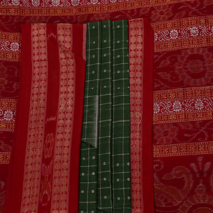 Handloom Sambalpuri Cotton Ikkat Saree Handloom Saree_Sambalpuri Cotton Priyadarshini Handloom