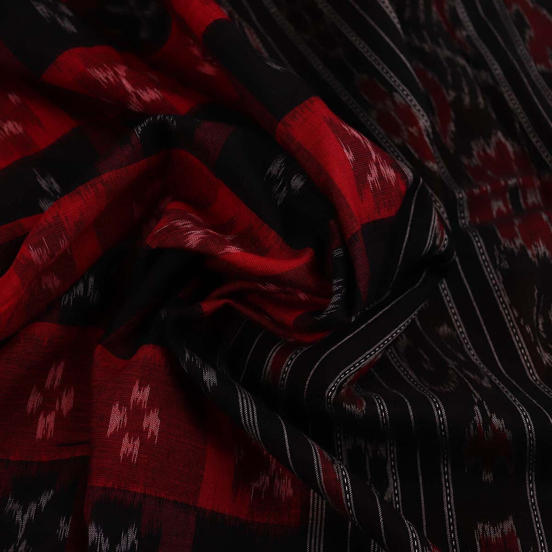 Handloom Sambalpuri Cotton Ikkat Saree Handloom Saree_Sambalpuri Cotton Priyadarshini Handloom