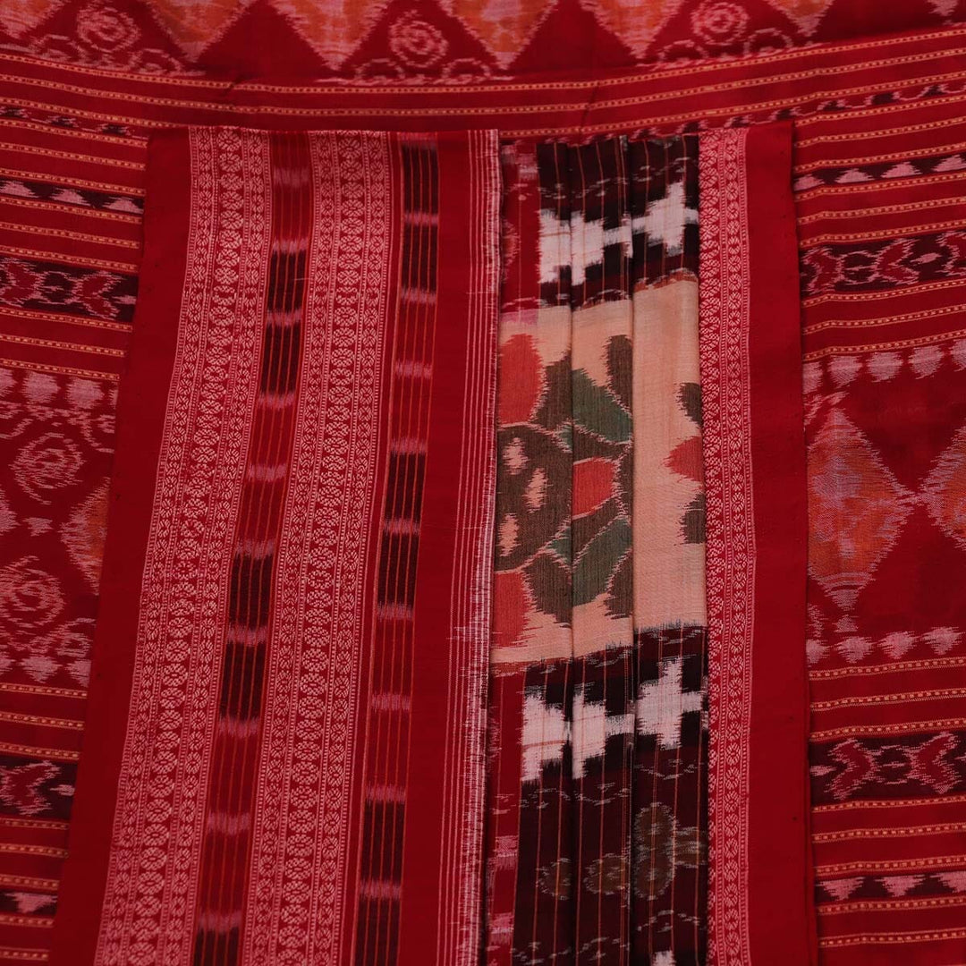Handloom Sambalpuri Cotton Ikkat Saree Handloom Saree_Sambalpuri Cotton Priyadarshini Handloom
