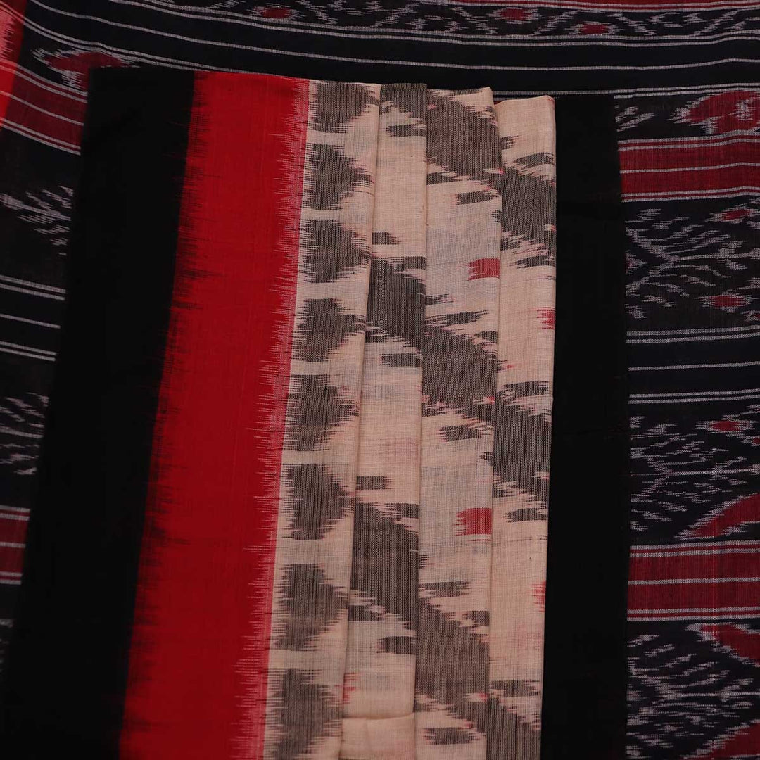 Handloom Sambalpuri Cotton Ikkat Saree Handloom Saree_Sambalpuri Cotton Priyadarshini Handloom
