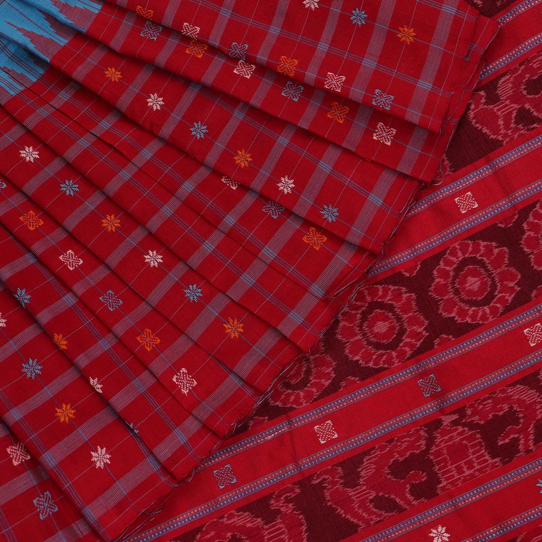 Handloom Sambalpuri Cotton Ikkat Saree Handloom Saree_Sambalpuri Cotton Priyadarshini Handloom