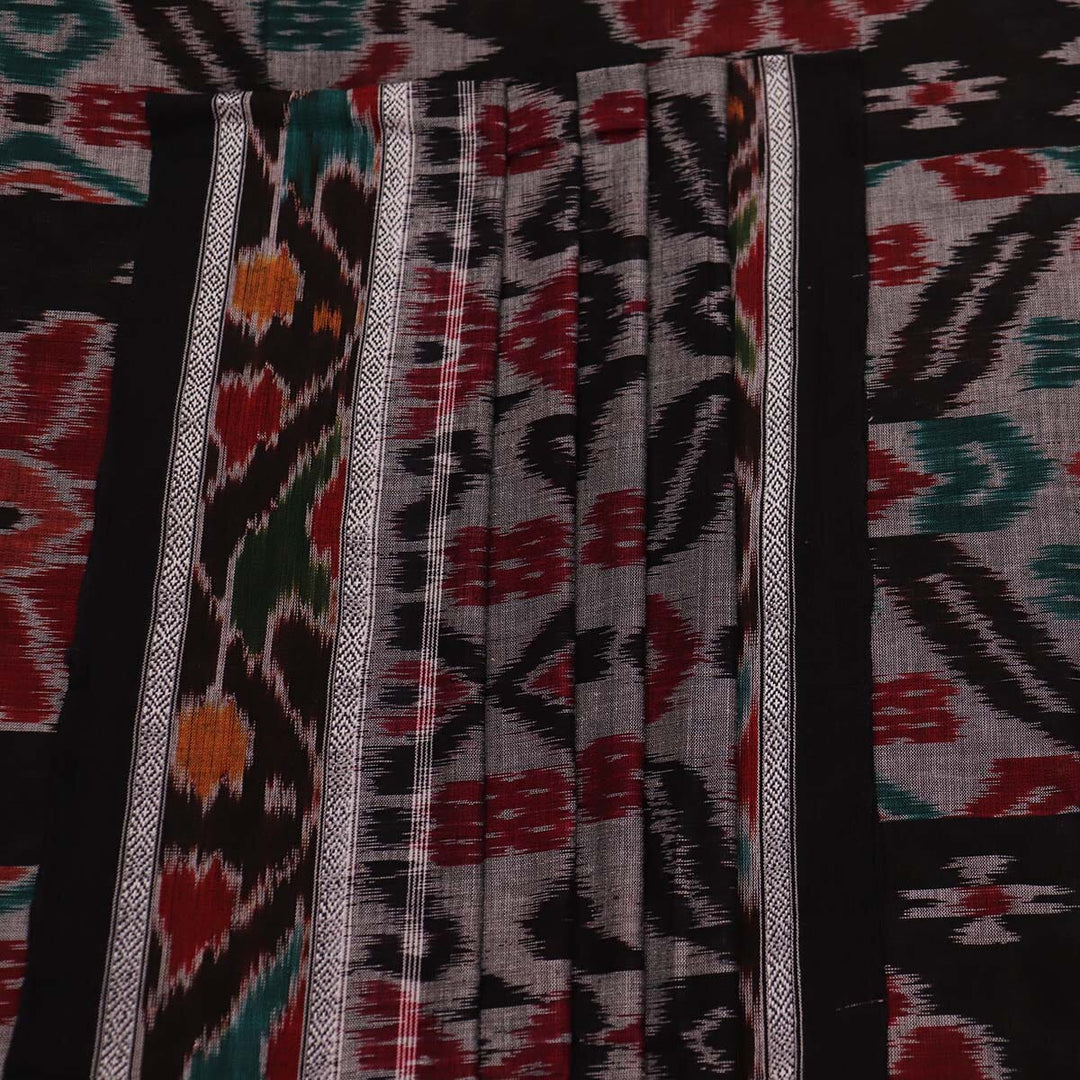 Handloom Sambalpuri Cotton Ikkat Saree Handloom Saree_Sambalpuri Cotton Priyadarshini Handloom