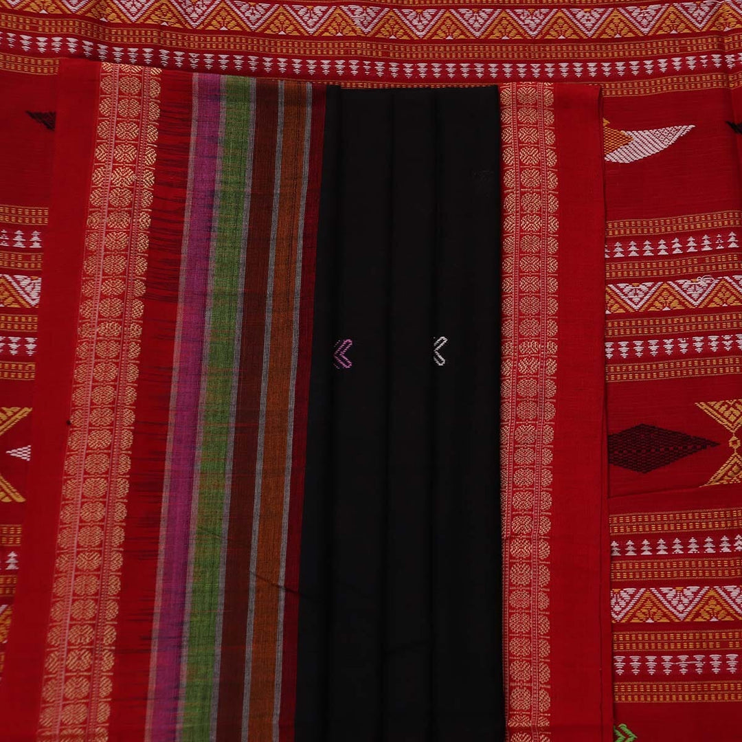 Handloom Sambalpuri Cotton Ikkat Saree Handloom Saree_Sambalpuri Cotton Priyadarshini Handloom