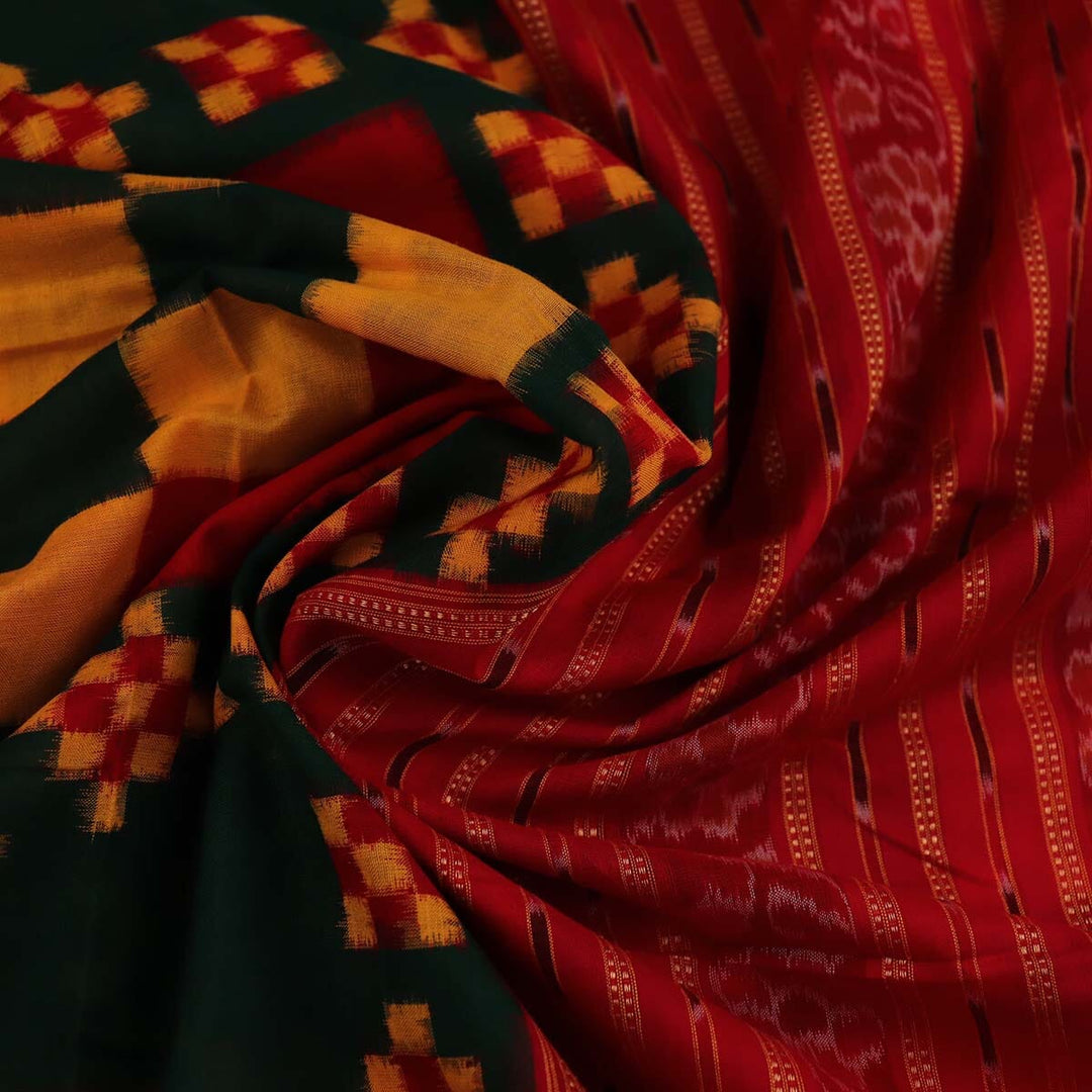 Handloom Sambalpuri Cotton Ikkat Saree Handloom Saree_Sambalpuri Cotton Priyadarshini Handloom