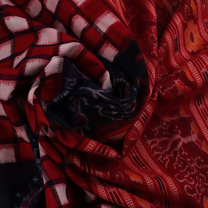 Handloom Sambalpuri Cotton Ikkat Saree Handloom Saree_Sambalpuri Cotton Priyadarshini Handloom