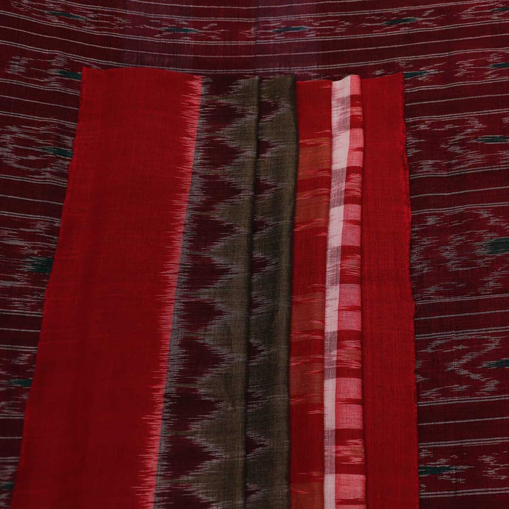 Handloom Sambalpuri Cotton Ikkat Saree Handloom Saree_Sambalpuri Cotton Priyadarshini Handloom