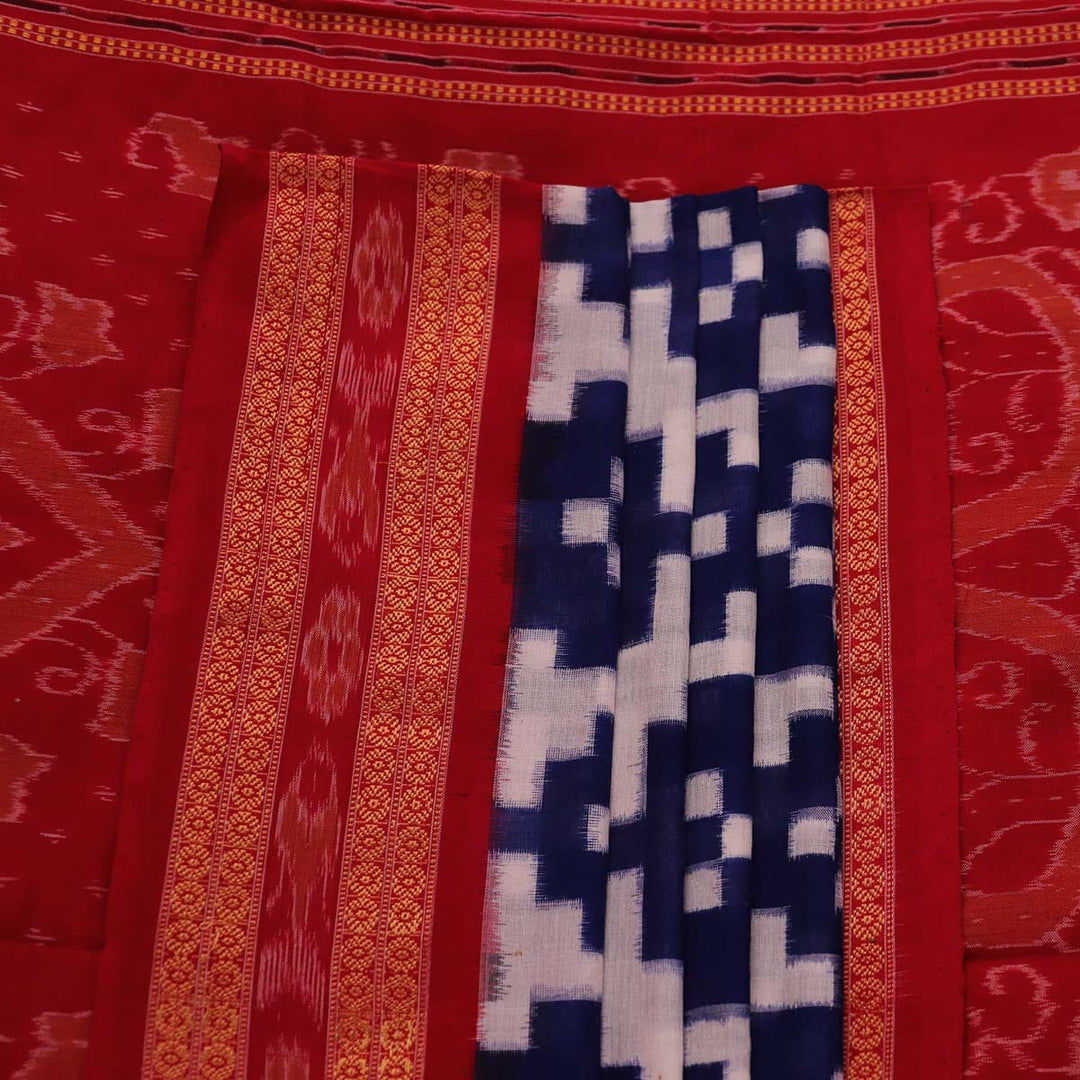 Handloom Sambalpuri Cotton Ikkat Saree Handloom Saree_Sambalpuri Cotton Priyadarshini Handloom