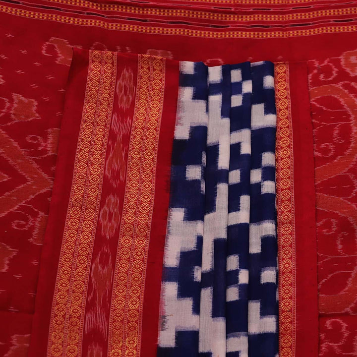 Handloom Sambalpuri Cotton Ikkat Saree Handloom Saree_Sambalpuri Cotton Priyadarshini Handloom