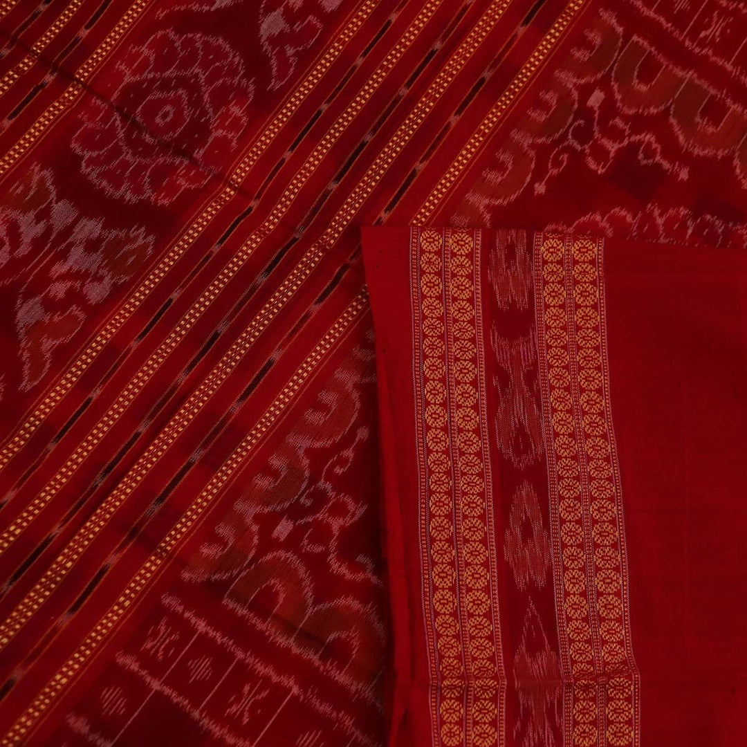 Handloom Sambalpuri Cotton Ikkat Saree Handloom Saree_Sambalpuri Cotton Priyadarshini Handloom
