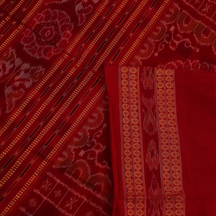 Handloom Sambalpuri Cotton Ikkat Saree Handloom Saree_Sambalpuri Cotton Priyadarshini Handloom