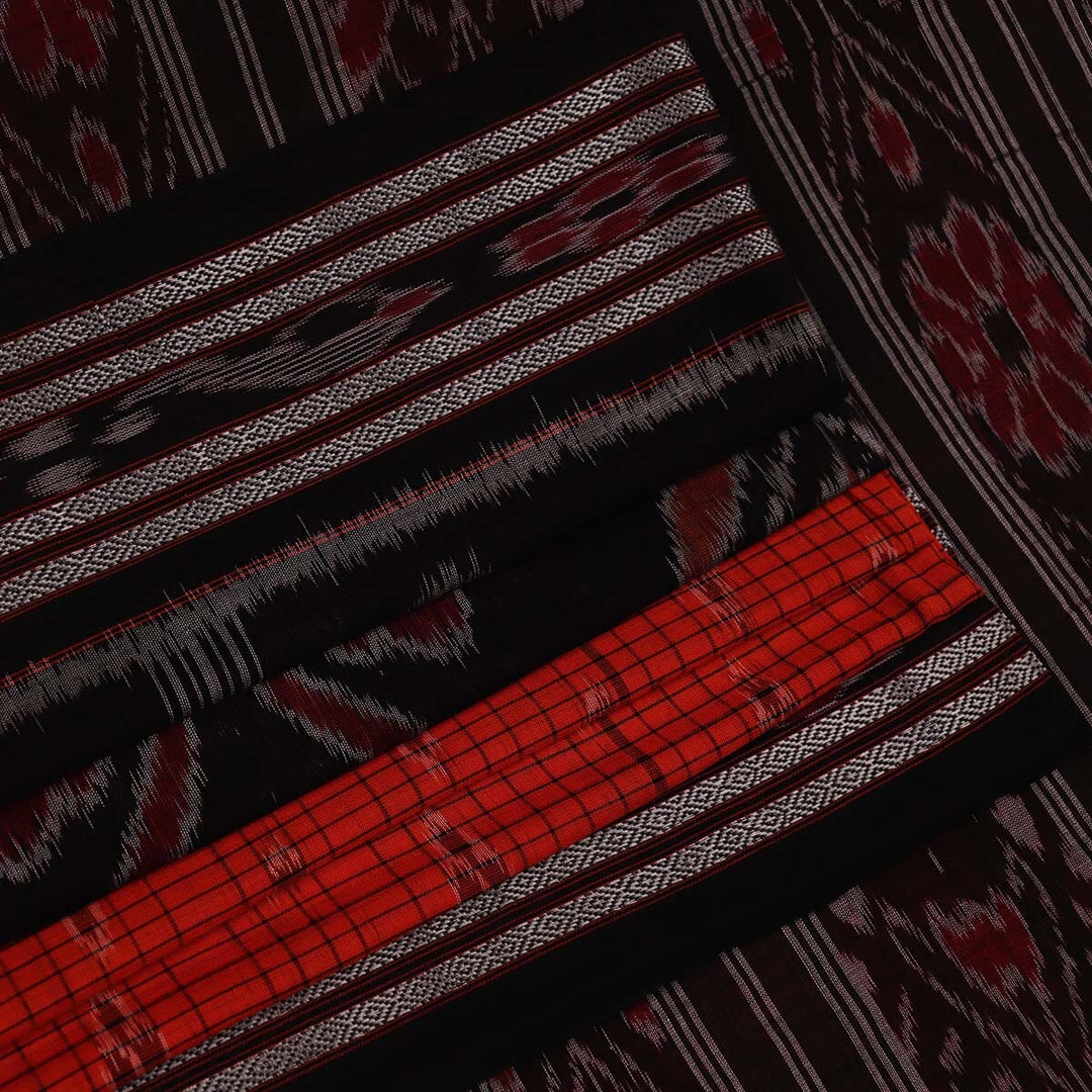 Handloom Sambalpuri Cotton Ikkat Saree Handloom Saree_Sambalpuri Cotton Priyadarshini Handloom