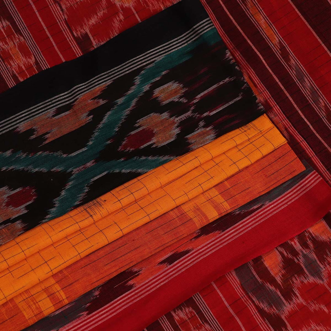 Handloom Sambalpuri Cotton Ikkat Saree Handloom Saree_Sambalpuri Cotton Priyadarshini Handloom