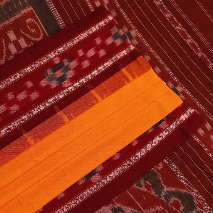 Handloom Sambalpuri Cotton Ikkat Saree Handloom Saree_Sambalpuri Cotton Priyadarshini Handloom