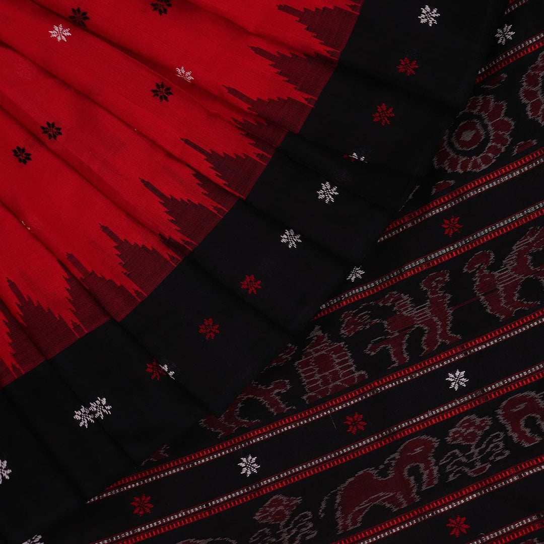 Handloom Sambalpuri Cotton Ikkat Saree Handloom Saree_Sambalpuri Cotton Priyadarshini Handloom