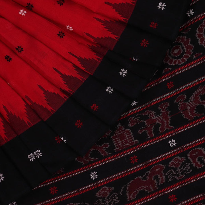 Handloom Sambalpuri Cotton Ikkat Saree Handloom Saree_Sambalpuri Cotton Priyadarshini Handloom