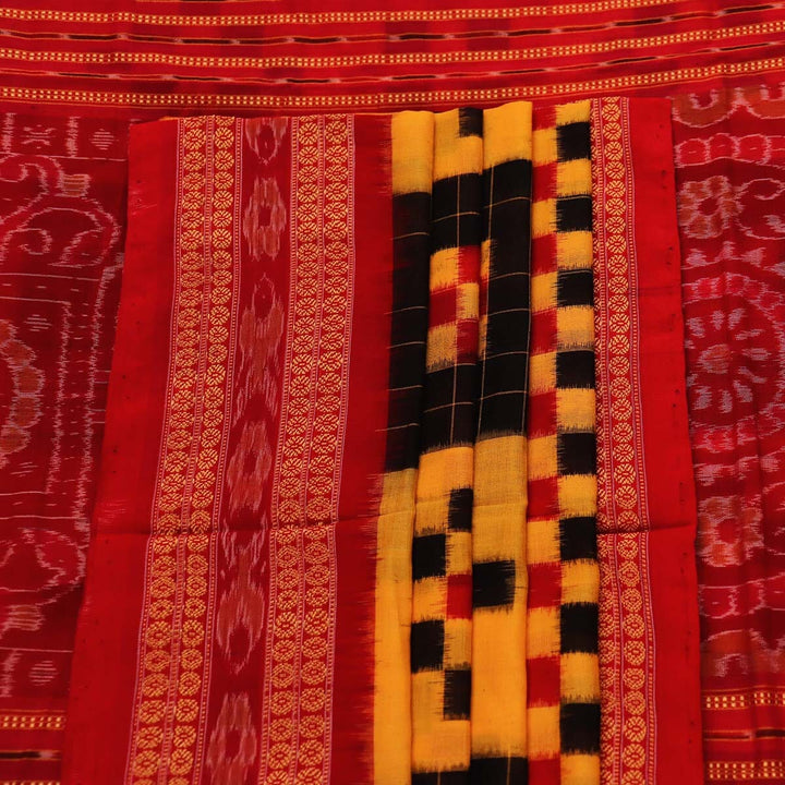 Handloom Sambalpuri Cotton Ikkat Saree Handloom Saree_Sambalpuri Cotton Priyadarshini Handloom